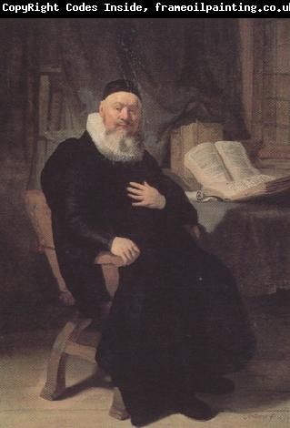 REMBRANDT Harmenszoon van Rijn Portrait of the Preacher Fobannes (mk33)